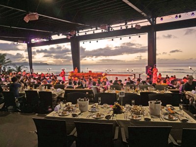 The seating arrangements for TaoTao Tasi dinner show