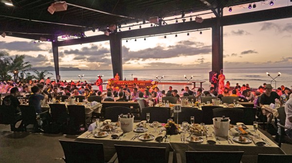 The seating arrangements for TaoTao Tasi dinner show