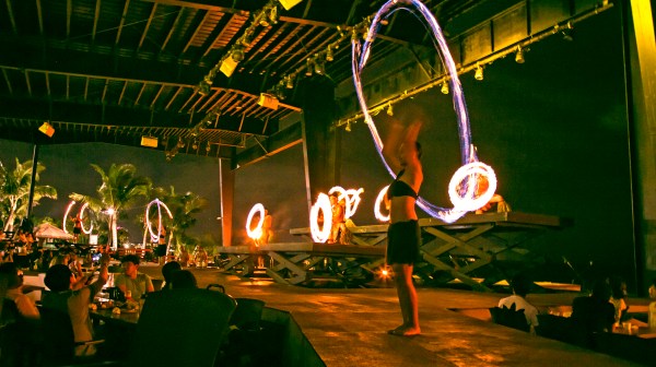 Fire Dancers at TaoTao Tasi show