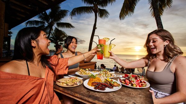 people enjoying dinner
