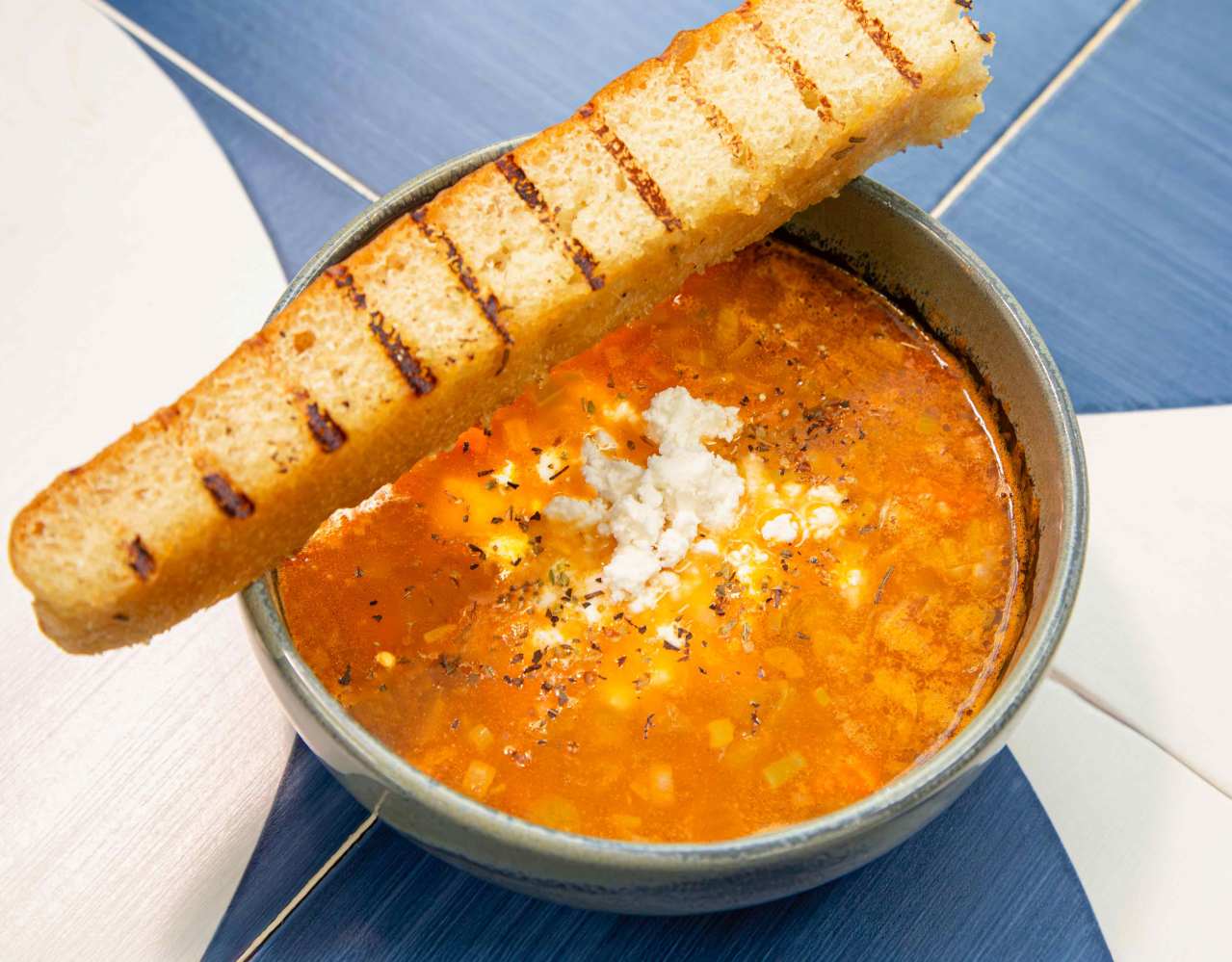 a bowl of food