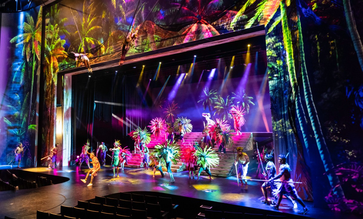 a group of people on a stage