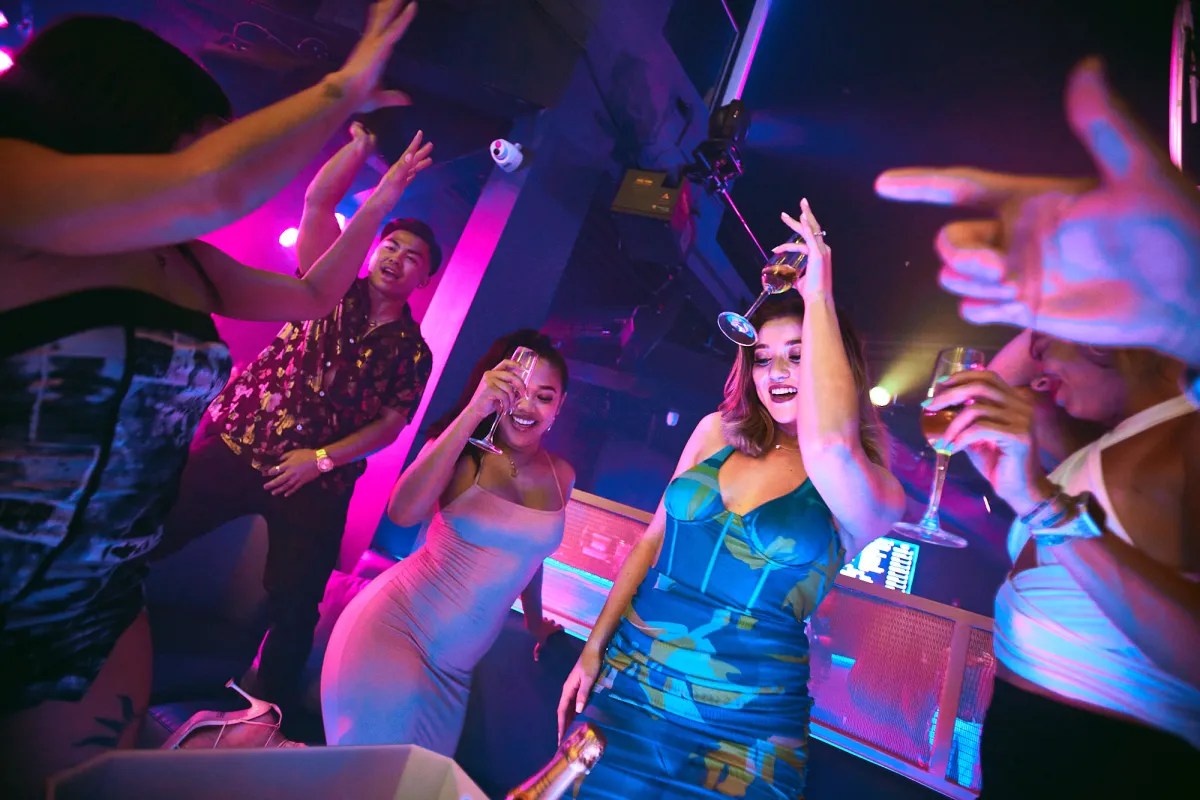 a group of people on a stage