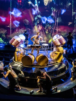 a group of people on a stage