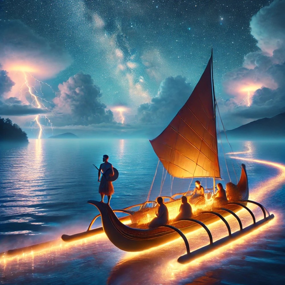 a boat on a body of water