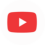 Red play button icon on white circular background, resembling YouTube logo.
