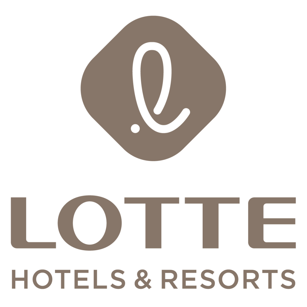 Logo of Lotte Hotels & Resorts with stylized 'L' design.